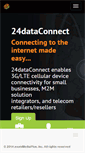Mobile Screenshot of 24dataconnect.com